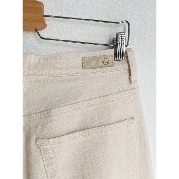 AG Renn High Rise Crop Barrel Leg Jeans // Ecru Dunes - Picture 10 of 13